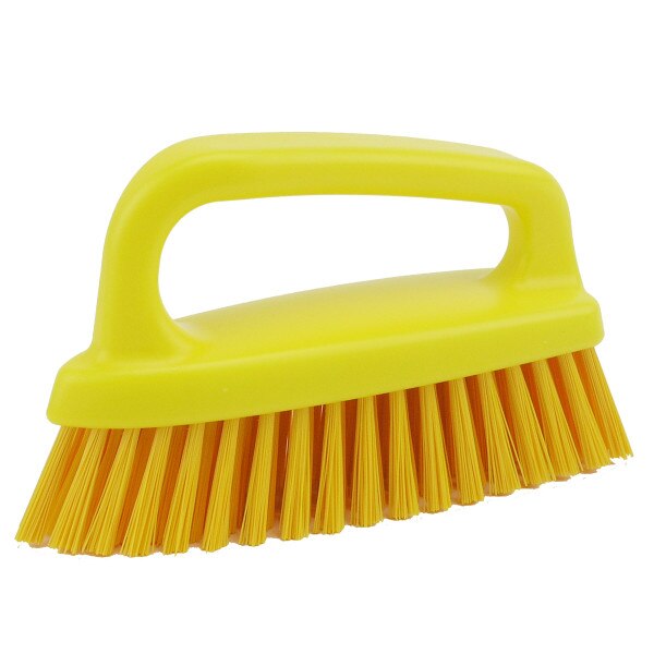 7.25"x2.4" Hand Scrub Brush with Hand Grip, Stiff Bristles PBT 0.50